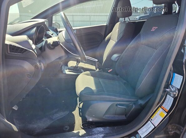 3FADP4GX0KM121124 2019 FORD FIESTA Черный Вид салона спереди