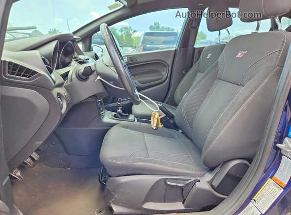 3FADP4GX3GM190820 2016 FORD FIESTA Blue Front interior view