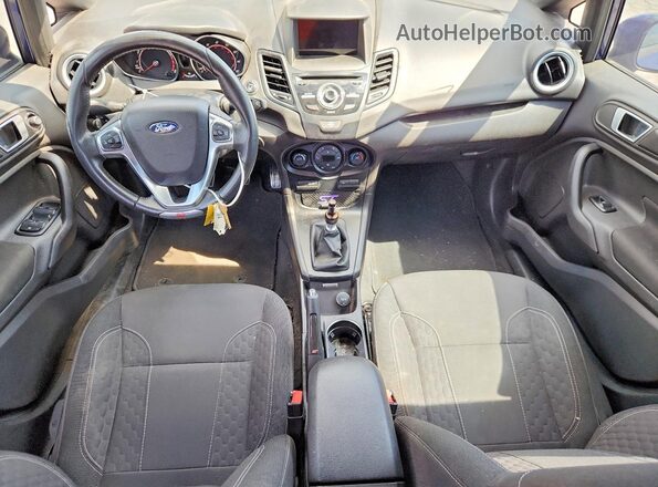 3FADP4GX3GM190820 2016 FORD FIESTA Blue Dashboard view