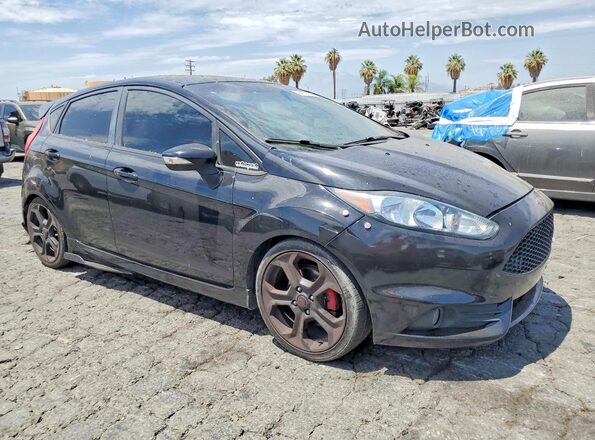 3FADP4GX3HM132966 2017 FORD FIESTA Black Передня права чверть