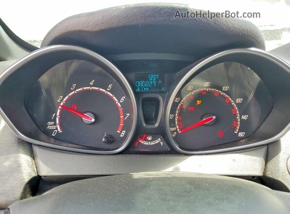 3FADP4GX3HM132966 2017 FORD FIESTA Black Вид щитка приладів