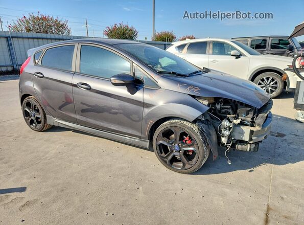 3FADP4GX4HM140283 2017 FORD FIESTA Серый Передняя правая четверть