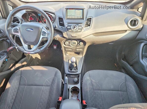 3FADP4GX4HM140283 2017 FORD FIESTA Серый Вид панели приборов