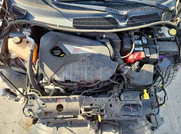 3FADP4GX4HM140283 2017 FORD FIESTA Серый Вид задней части салона