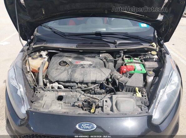 3FADP4GX7JM141644 2018 FORD FIESTA Black Вид ззаду