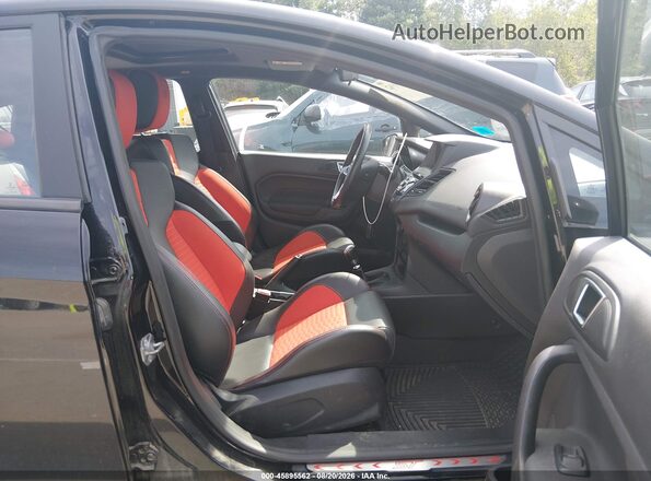 3FADP4GX7JM141644 2018 FORD FIESTA Black Вид салону спереду