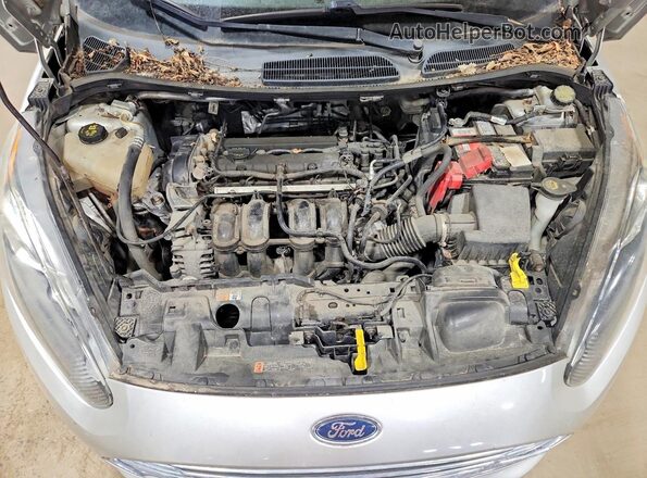 3FADP4TJ5GM136419 2016 FORD FIESTA Серебряный Вид подкапотного пространства