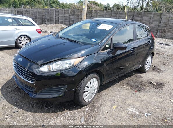 3FADP4TJ7GM169955 2016 FORD FIESTA Black Передня ліва чверть