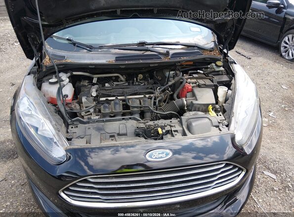 3FADP4TJ7GM169955 2016 FORD FIESTA Black Вид ззаду