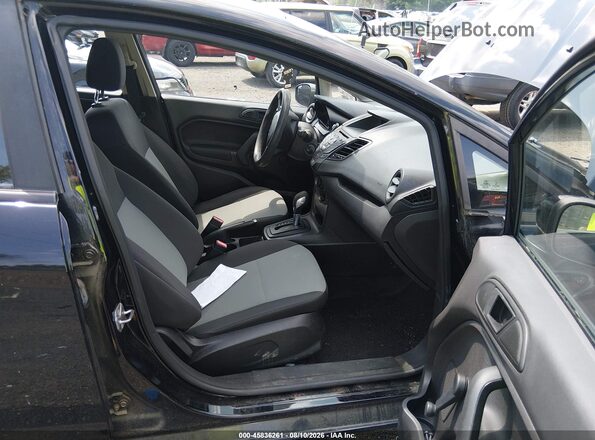 3FADP4TJ7GM169955 2016 FORD FIESTA Black Вид салону спереду