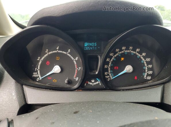 3FADP4TJ7HM171030 2017 FORD FIESTA White Vista del cuadro de instrumentos