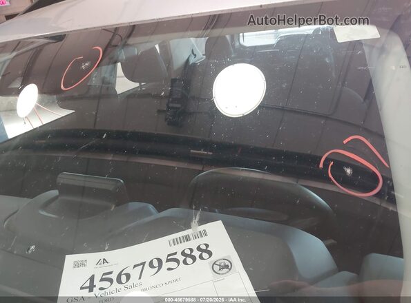 3FMCR9A68PRD55093 2023 FORD BRONCO SPORT Silver Вид спереду