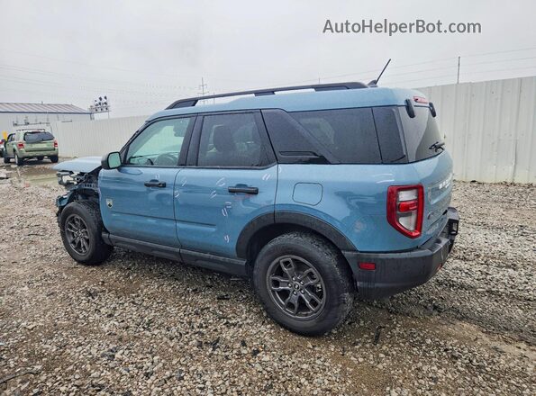 3FMCR9B60PRD48668 2023 FORD BRONCO Blue Trasero izquierdo