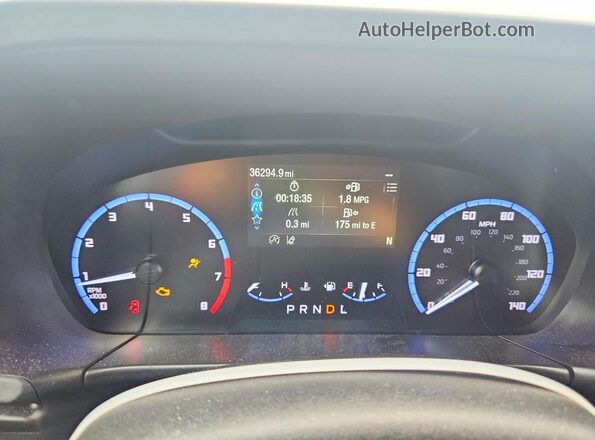 3FMCR9B60PRD48668 2023 FORD BRONCO Blue Vista del cuadro de instrumentos