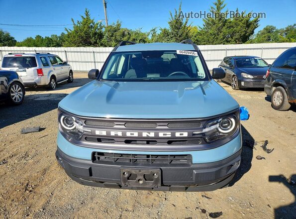3FMCR9B61NRD96323 2022 FORD BRONCO Blue Instrument cluster view