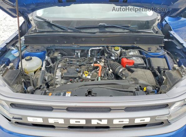 3FMCR9B62PRD02548 2023 FORD BRONCO Blue Widok komory silnika
