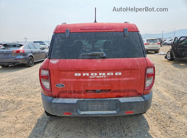 3FMCR9B62PRD26705 2023 FORD BRONCO Red უკანა ხედი