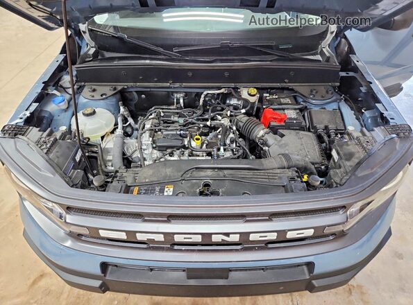 3FMCR9B62RRE37077 2024 FORD BRONCO Синий Вид подкапотного пространства