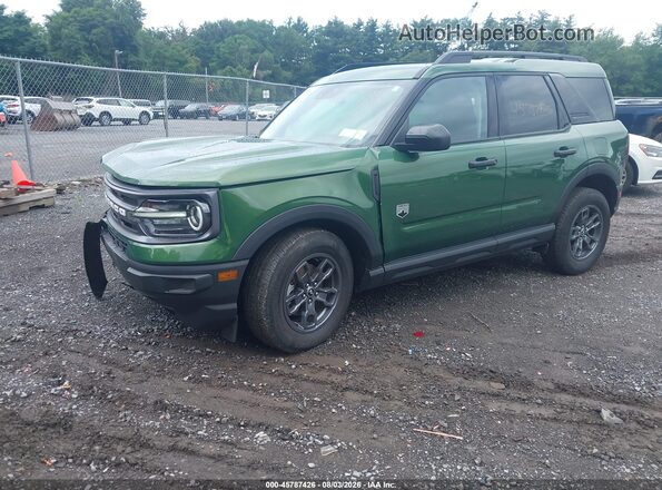 3FMCR9B62RRE73707 2024 FORD BRONCO SPORT Зеленый Передняя левая четверть