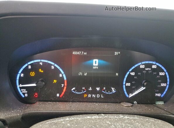 3FMCR9B63PRD49376 2023 FORD BRONCO Blue Սարքավորումների վահանակի տեսք