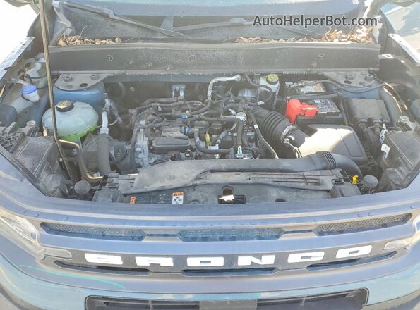 3FMCR9B64MRB38277 2021 FORD BRONCO Синий Вид подкапотного пространства