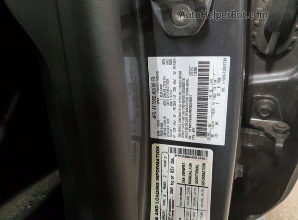3FMCR9B64RRE04601 2024 FORD BRONCO Gray სალონის 360-გრადუსიანი ხედი