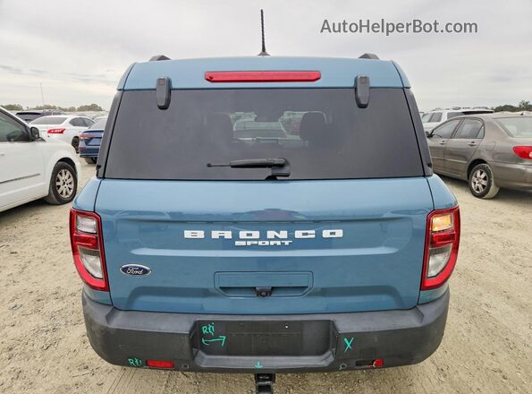 3FMCR9B65NRD15484 2022 FORD BRONCO Blue Rear view