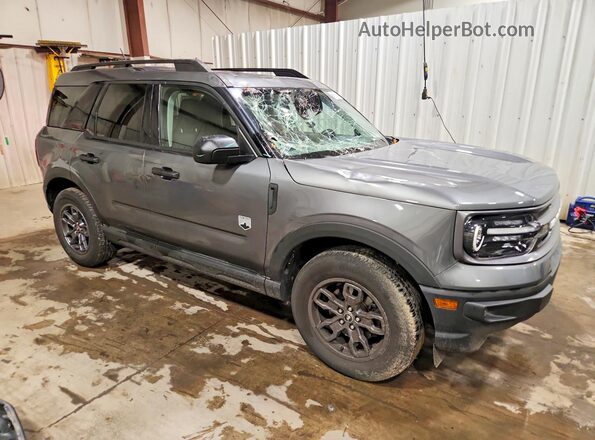 3FMCR9B65NRE02544 2022 FORD BRONCO Серый Передняя правая четверть