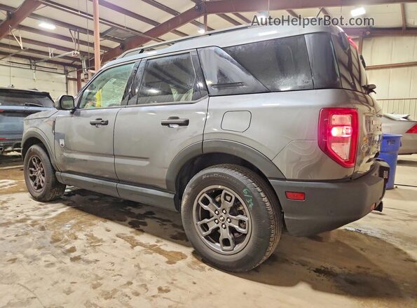 3FMCR9B65NRE02544 2022 FORD BRONCO Серый Задняя левая четверть