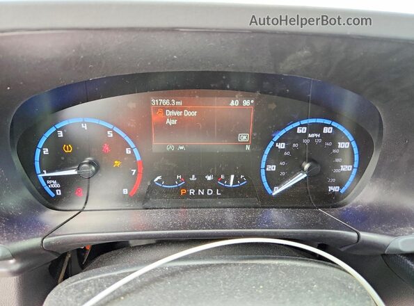 3FMCR9B65RRE65746 2024 FORD BRONCO Gray Instrument cluster view