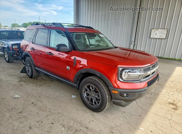 3FMCR9B66NRD47005 2022 FORD BRONCO Red Передня права чверть