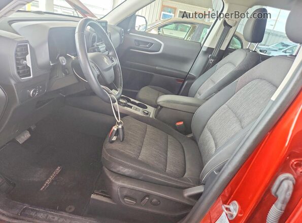 3FMCR9B66NRD47005 2022 FORD BRONCO Red Вид салону спереду