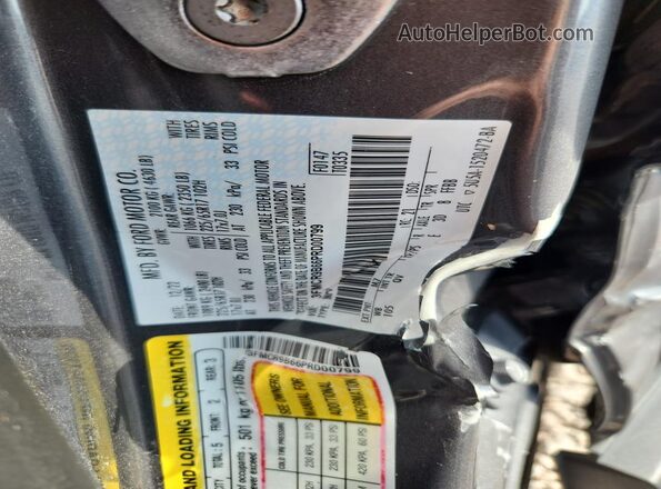3FMCR9B66PRD00799 2023 FORD BRONCO Gray VIN კოდის სტიკერის ხედი