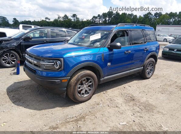 3FMCR9B66RRF61661 2024 FORD BRONCO SPORT Blue Vista tres cuartos delantera izquierda