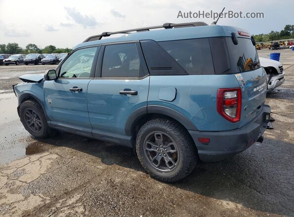 3FMCR9B67MRA45575 2021 FORD BRONCO Синий Задняя левая четверть