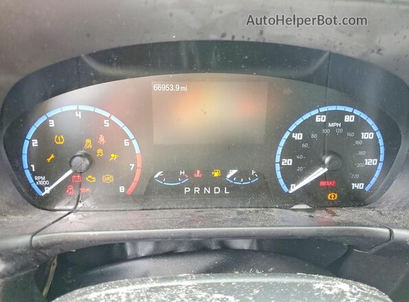 3FMCR9B67MRA45575 2021 FORD BRONCO Синий Вид щитка приборов
