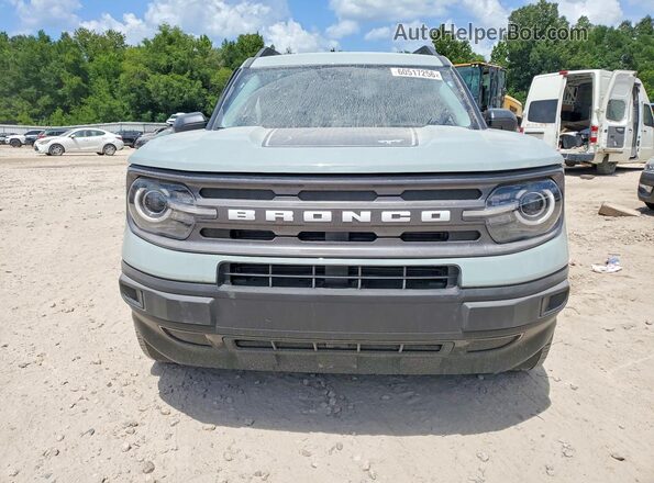 3FMCR9B67RRF22691 2024 FORD BRONCO Turquoise Front view