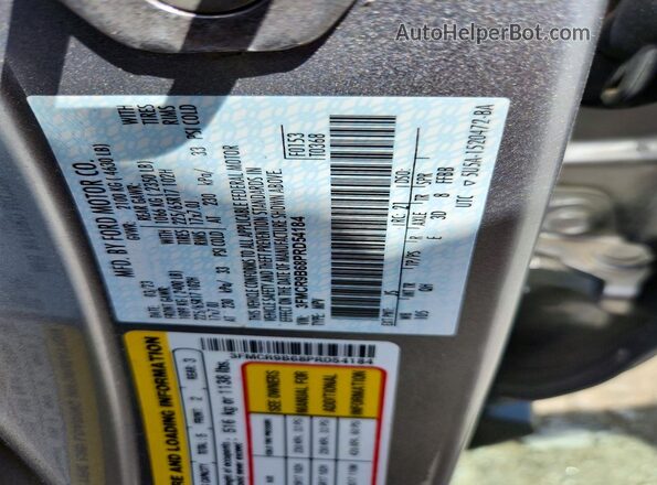 3FMCR9B68PRD54184 2023 FORD BRONCO Silver Սալոնի 360 աստիճան տեսք