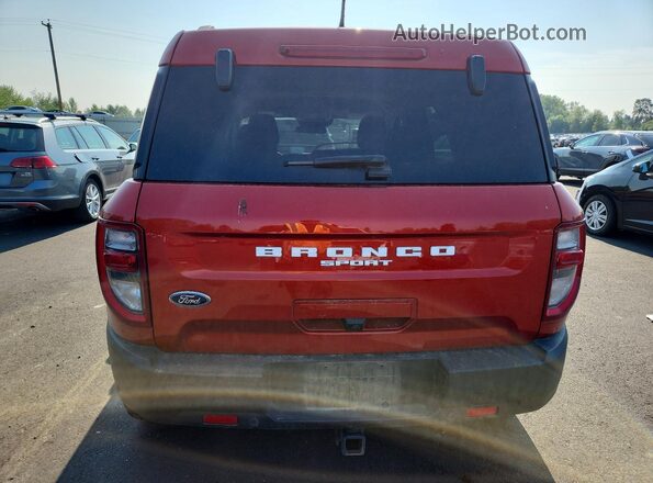 3FMCR9B69PRD15409 2023 FORD BRONCO Red უკანა ხედი
