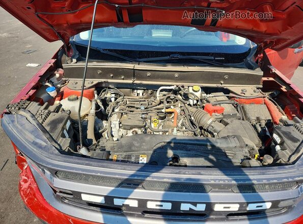 3FMCR9B69PRD15409 2023 FORD BRONCO Red უკანა სალონის ხედი
