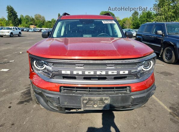 3FMCR9B69PRD15409 2023 FORD BRONCO Red წინა ხედი