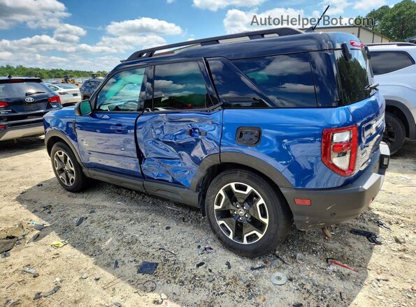 3FMCR9C60RRE64129 2024 FORD BRONCO Blue Trasero izquierdo