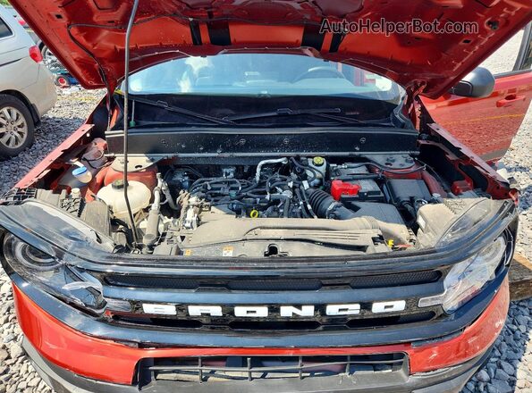 3FMCR9C60RRF55322 2024 FORD BRONCO Красный Вид задней части салона