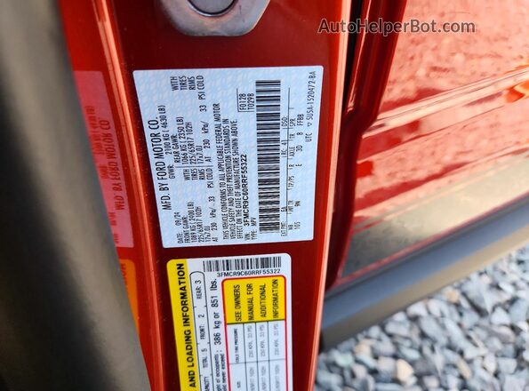 3FMCR9C60RRF55322 2024 FORD BRONCO Красный Вид подкапотного пространства