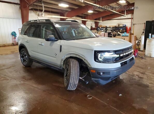 3FMCR9C61MRB12976 2021 FORD BRONCO Teal წინა მარჯვენა