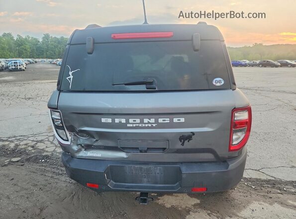 3FMCR9C61PRD70466 2023 FORD BRONCO Серый Вид сзади