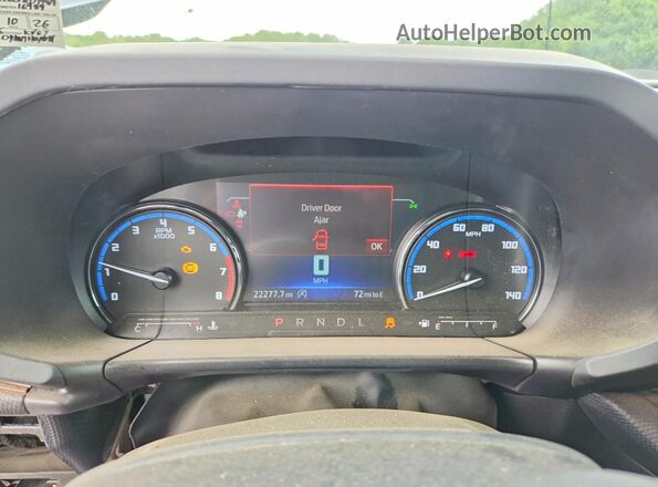 3FMCR9C62PRD94971 2023 FORD BRONCO Black ხელსაწყოთა პანელის ხედი