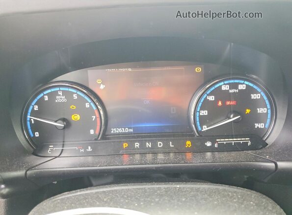 3FMCR9C64PRD73300 2023 FORD BRONCO Gray Vista del cuadro de instrumentos
