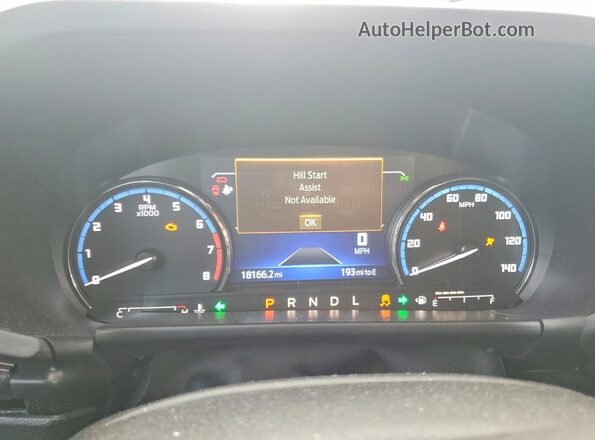 3FMCR9C67RRE14084 2024 FORD BRONCO White Instrument cluster view