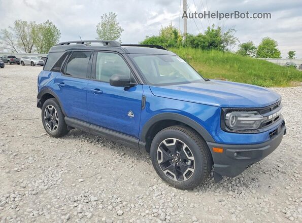 3FMCR9C67RRF57715 2024 FORD BRONCO Синий Передняя правая четверть